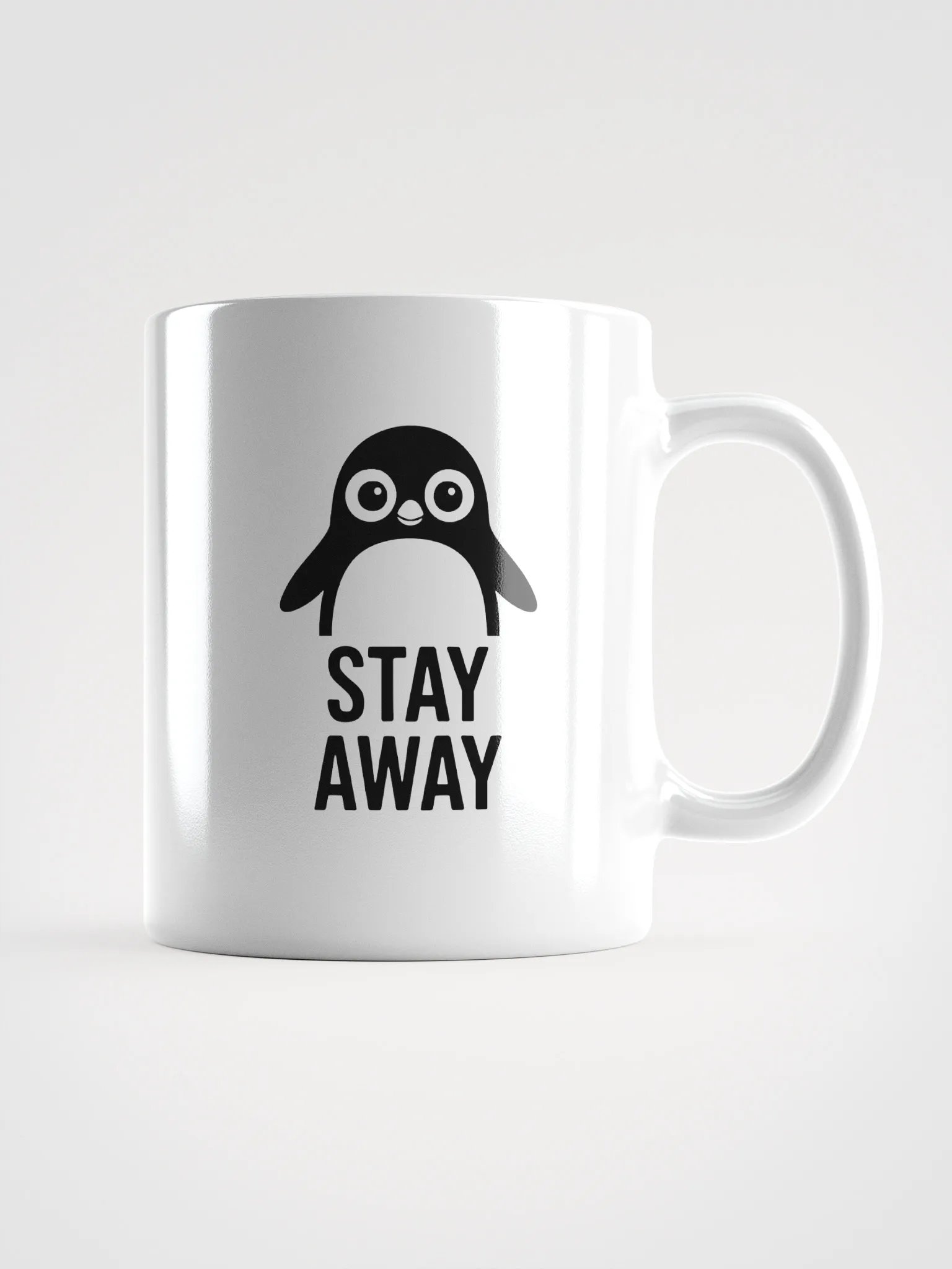 Penguin Stay Away Mug product image (1)