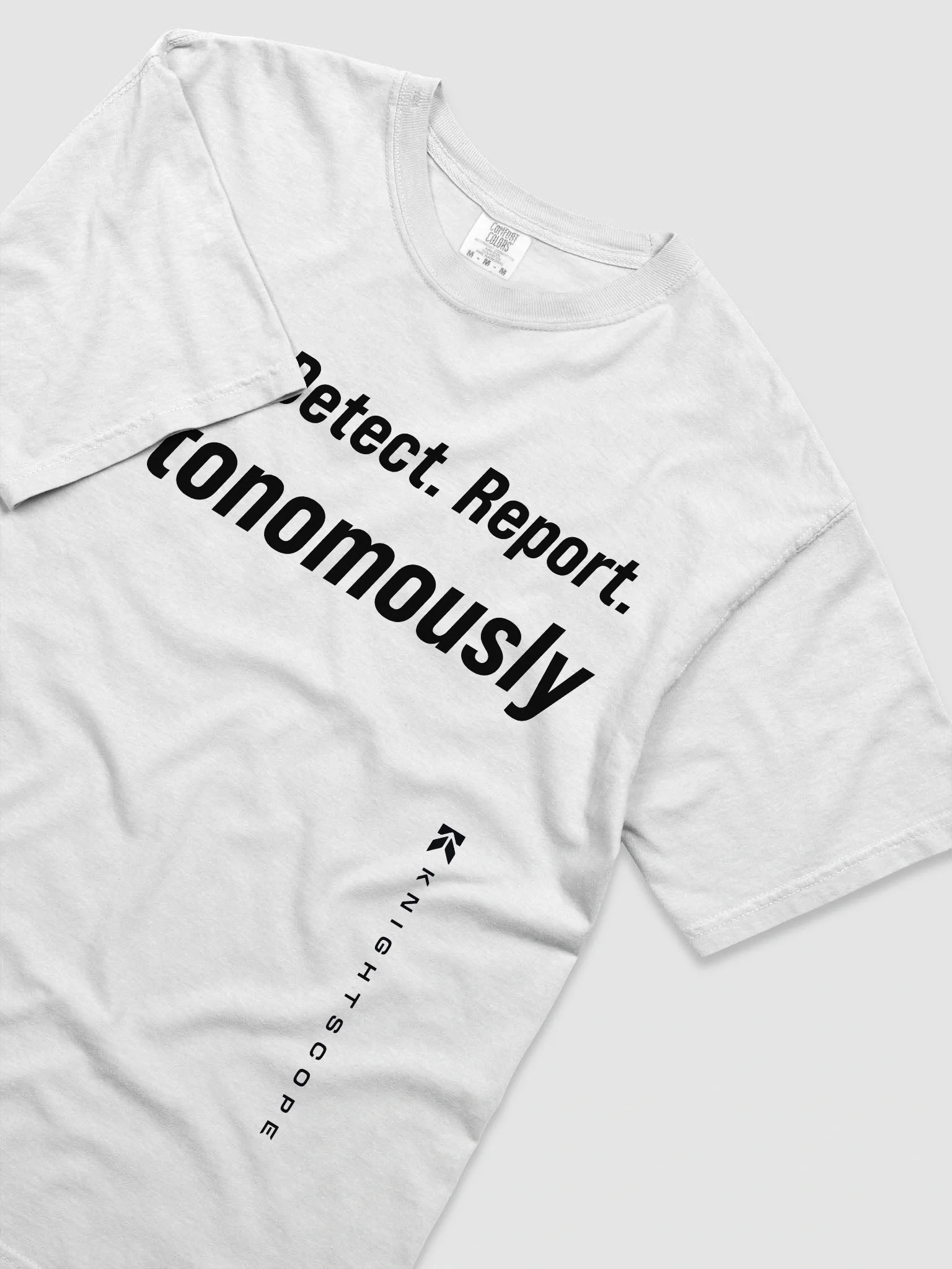 Deter. Detect. Report: T-Shirt - White product image (5)