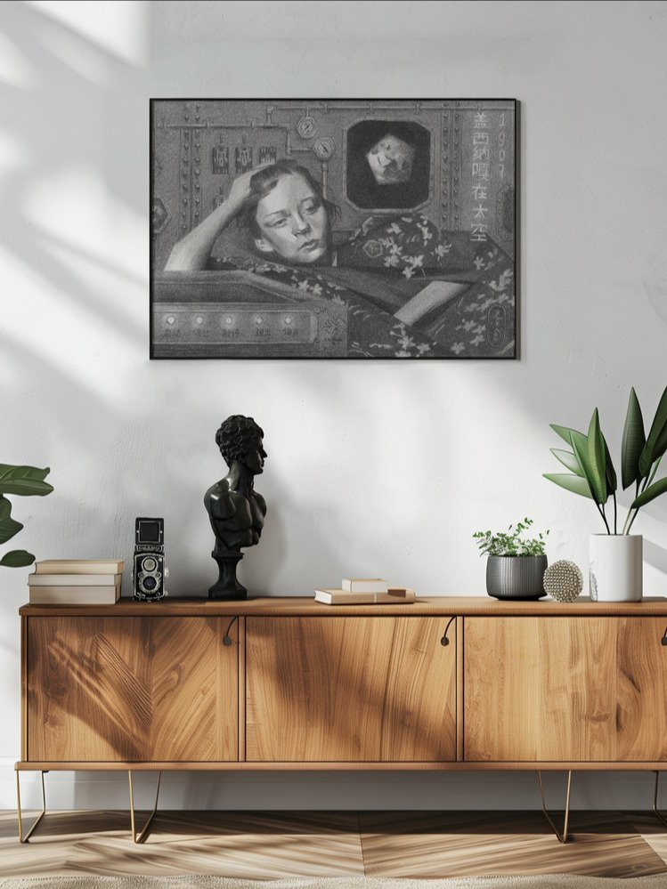 盖 西 纳 嘎 在 太 空 – 20-10-21 (Geesje Kwak in Space) product image (7)