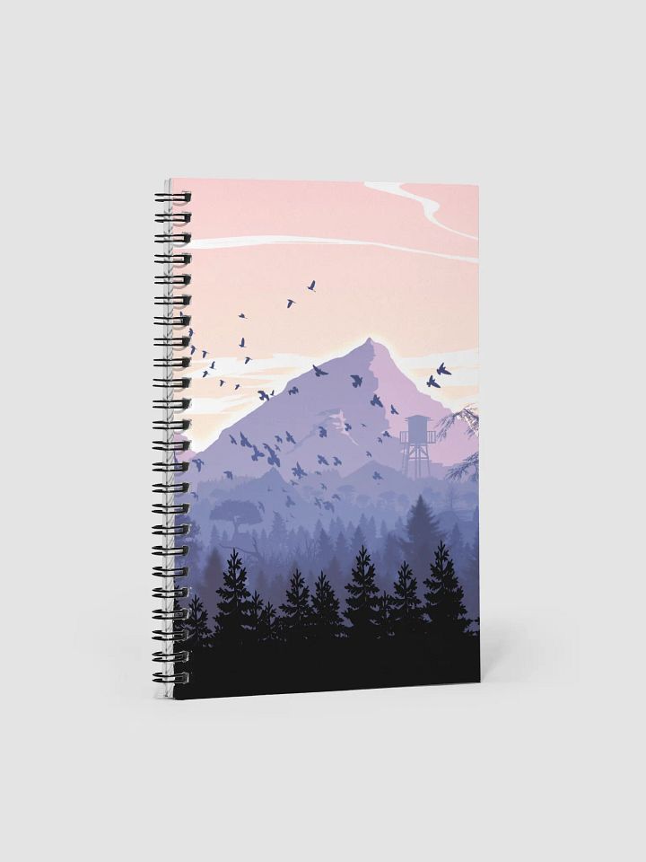 Purple Serenity Spiral Notebook product image (1)