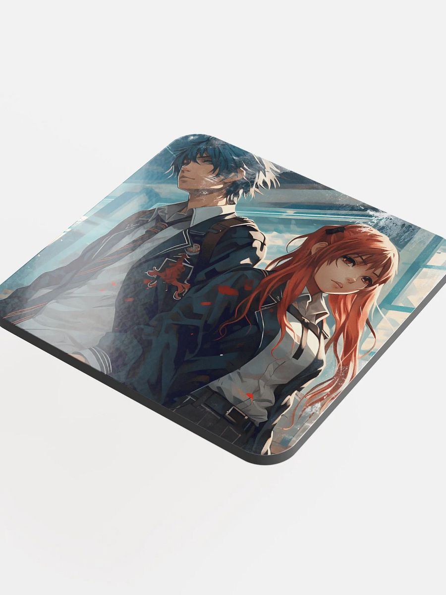 Last Goodbye Glossed Cork Coaster product image (4)