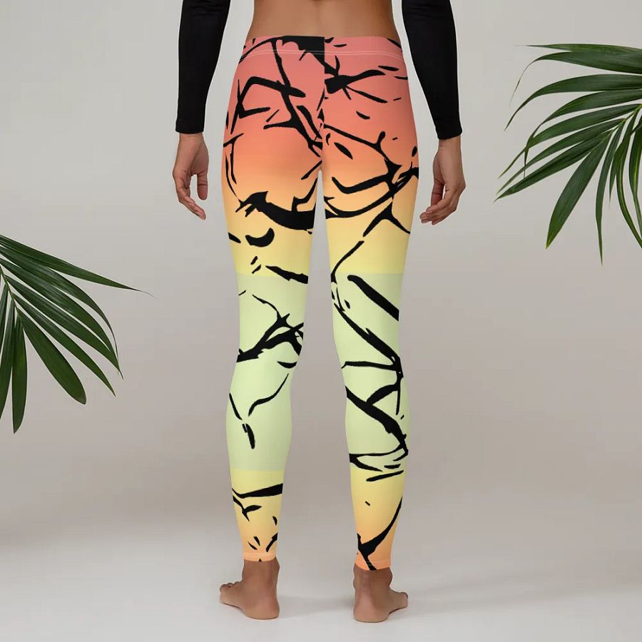 Leggings/Enigma Lime-Orange product image (3)