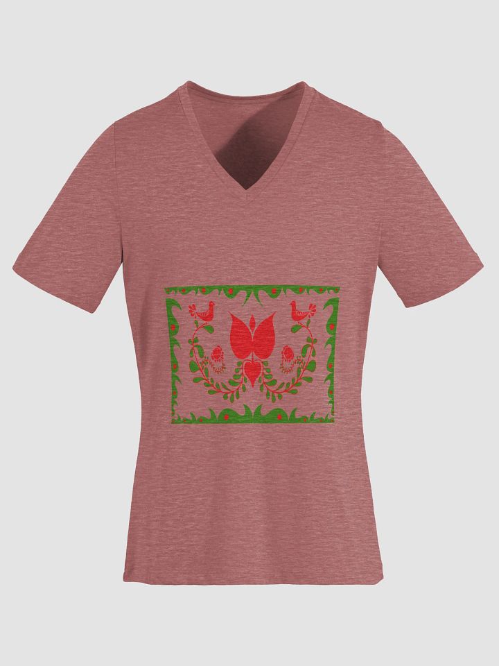 Made In Hungary Floral Paradise V-Neck Tee product image (1)