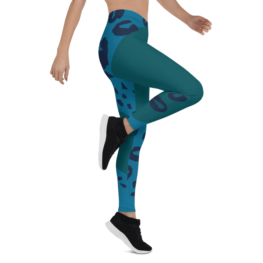 Teal Jungle All-Over Leggings product image (7)