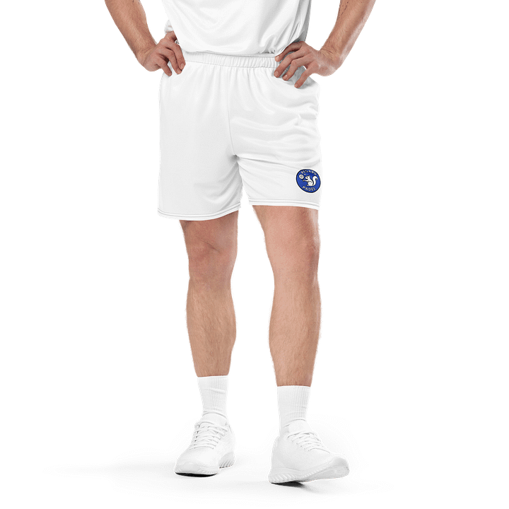 Eco Match – Pantaloncino Unisex in Mesh Riciclato Bianco product image (1)