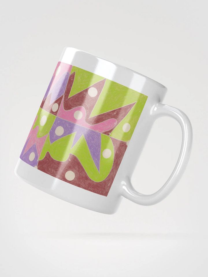 Cartoon College 3 & 4 White Glossy Mug product image (2)