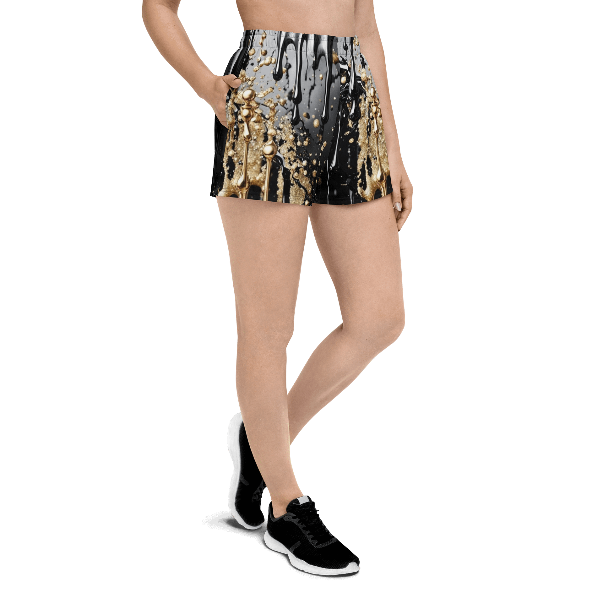 Liquid Gold Athletic Shorts product image (3)