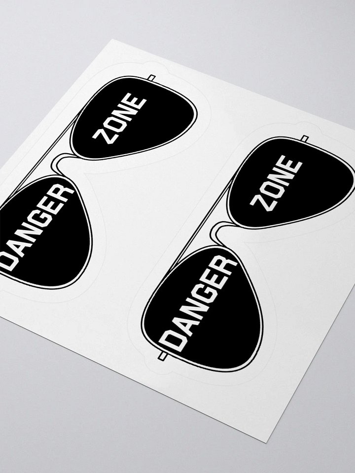 Danger Zone Aviator Sunglasses Sticker Set product image (2)