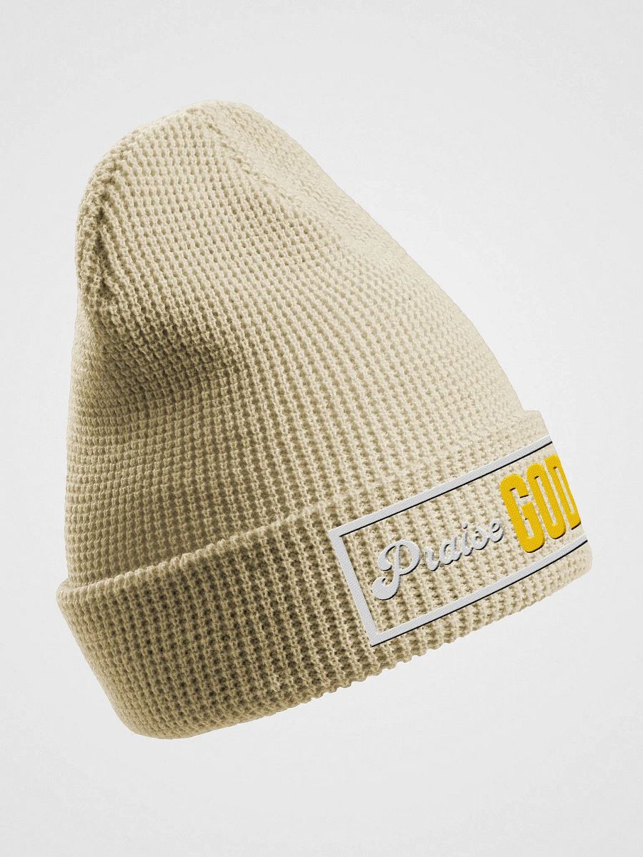 Praise God Waffle Beanie product image (3)