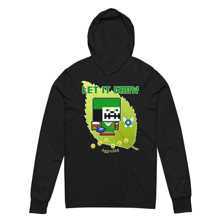 Aggro - Let It Grow - Long Sleeve Hooded Shirt product image (2)