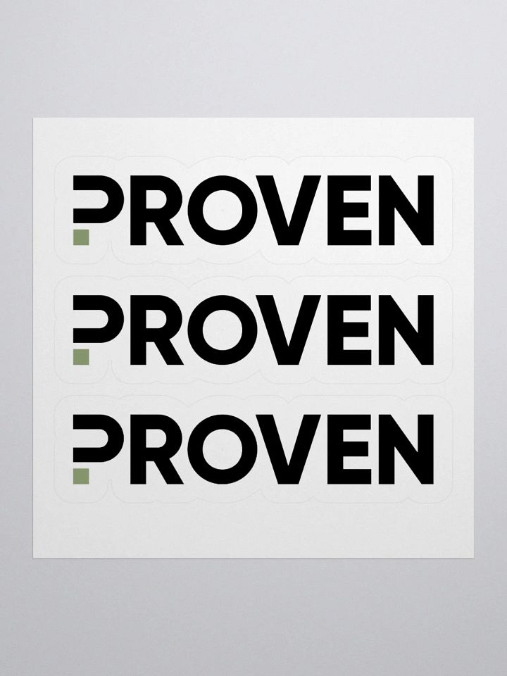 Proven Cut Stickers product image (1)