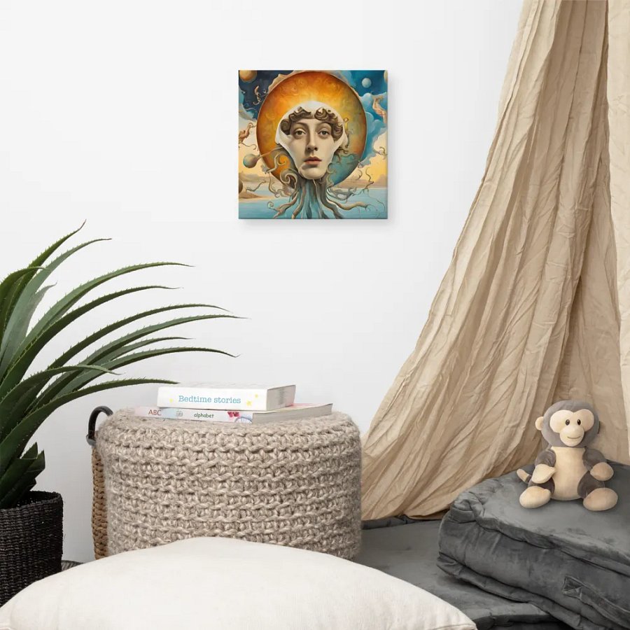 Aquarius - Salvador Dalí Zodiac Decoded: Unveiling Dalí's Surreal Cosmic Delirium product image (12)