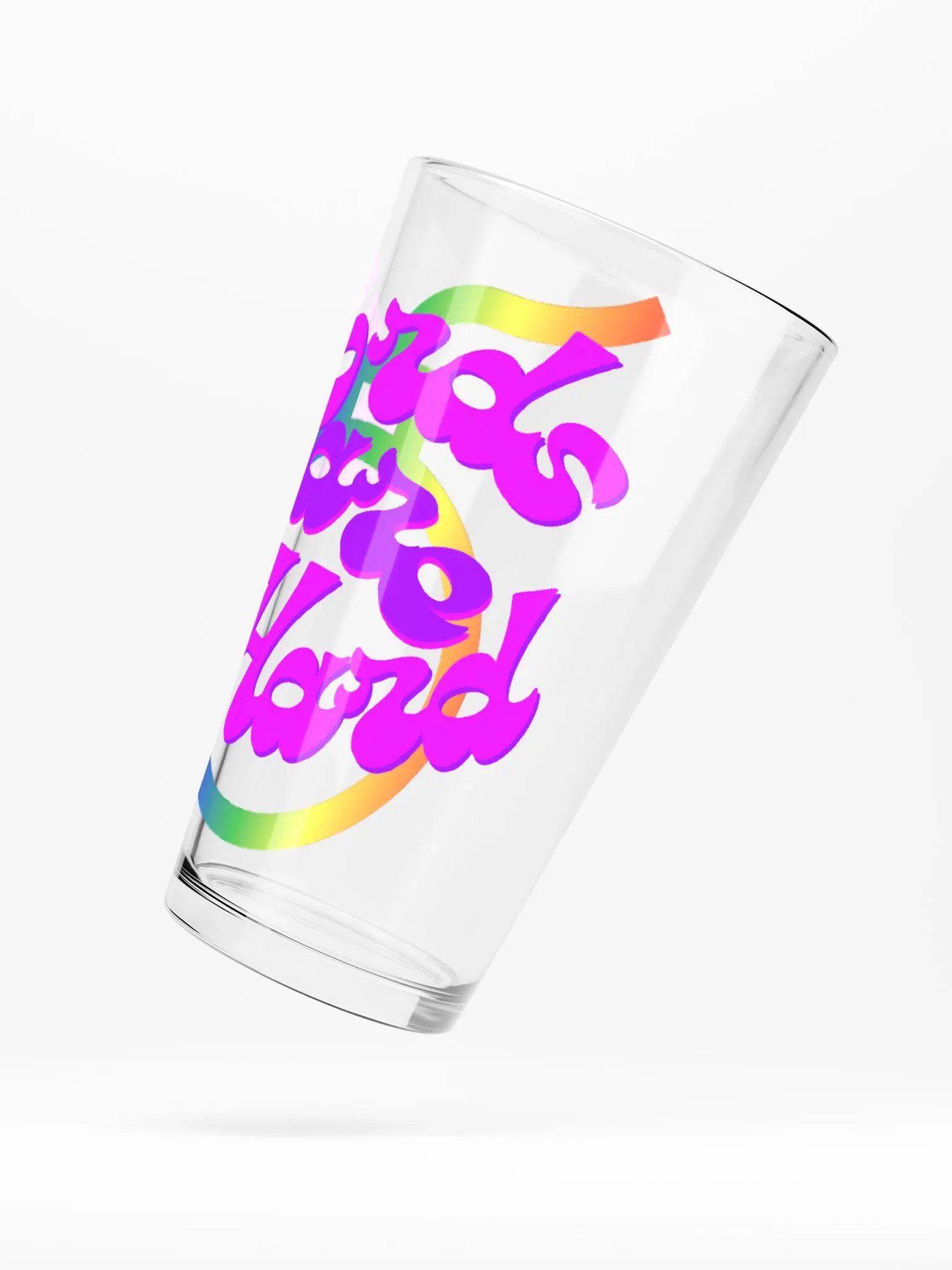 Words are Hard Pint Glass product image (5)