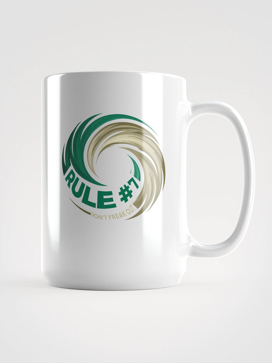 Rule #7 Coffee Mug Green and Gold product image (1)