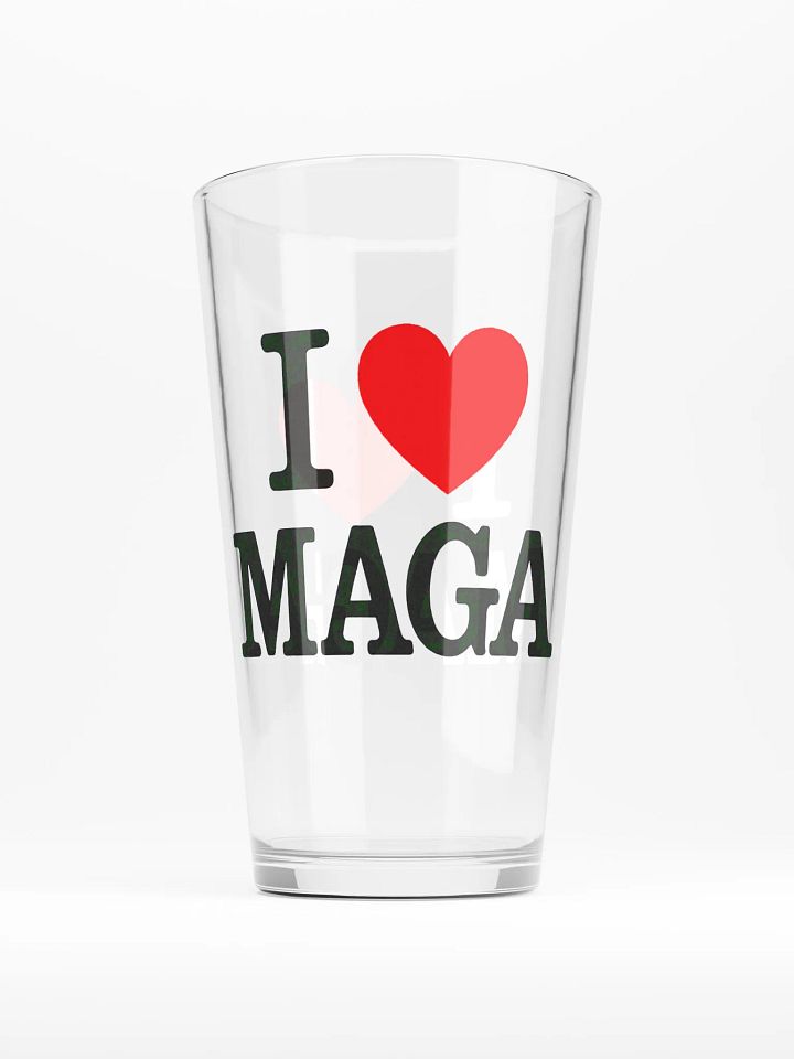 I Love MAGA - Glass product image (1)