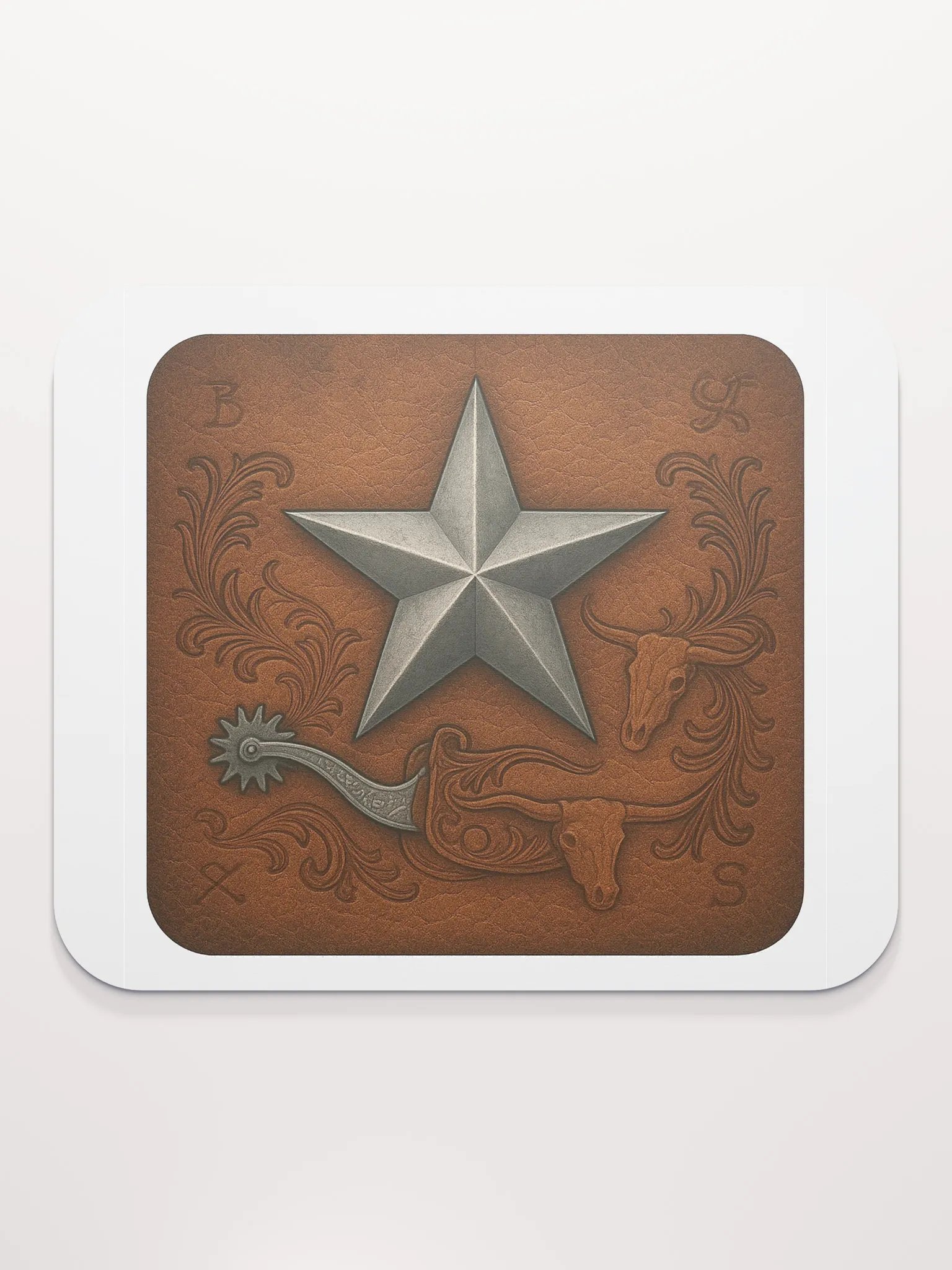 Lone Star Leather Image Mouse Pad product image (2)