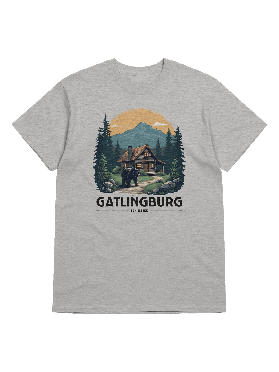 Gatlinburg, Tennessee Cabin in the Mountains Tee product image (6)
