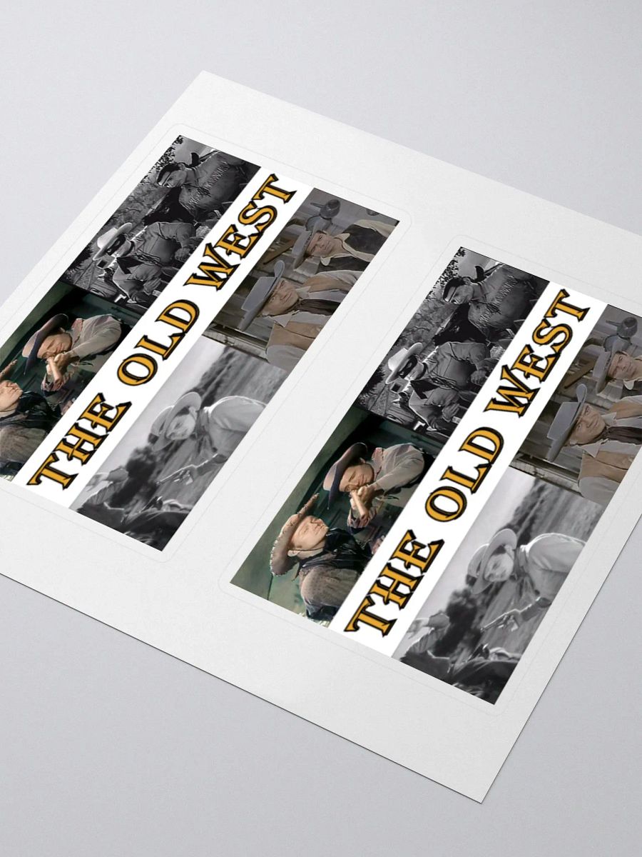 "Turbid" The Old West Collage Sticker Set product image (3)