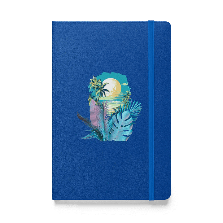 Tropical Sunset Hardcover Notebook for holiday planners journalling product image (1)