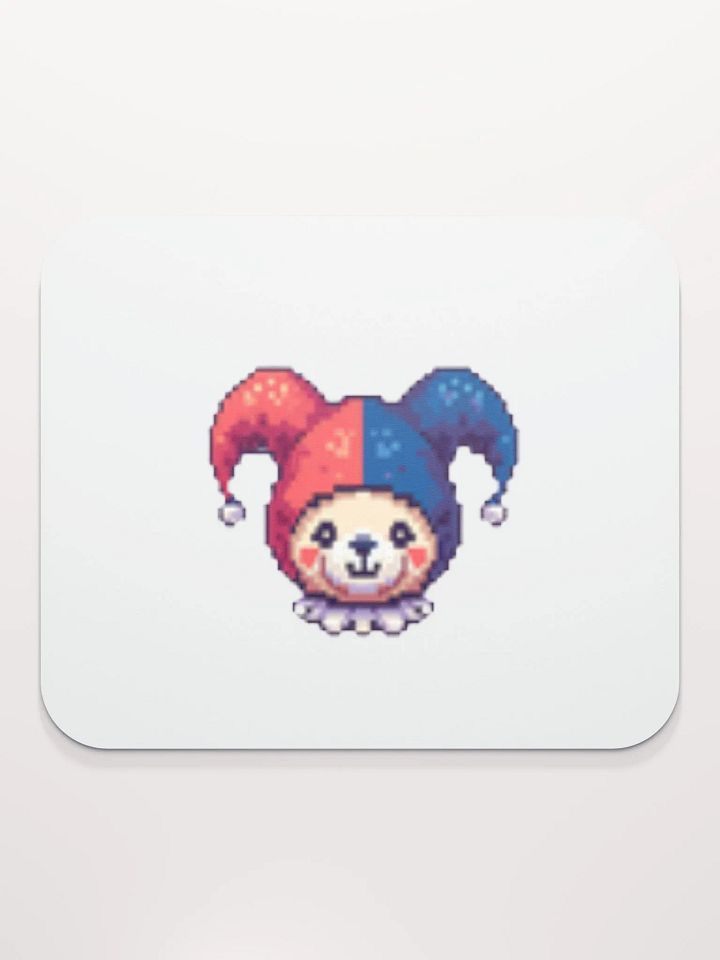 Pixel Art Teddy Bear Jester Mouse Pad product image (2)