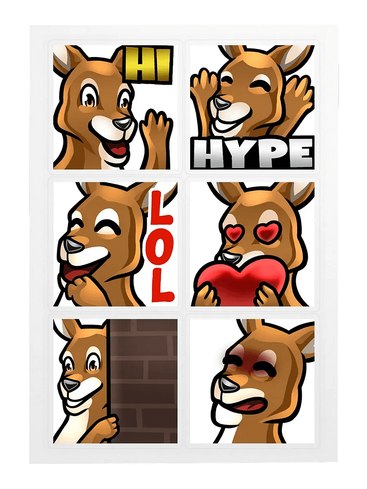 Emote Sticker Pack 2 product image (1)