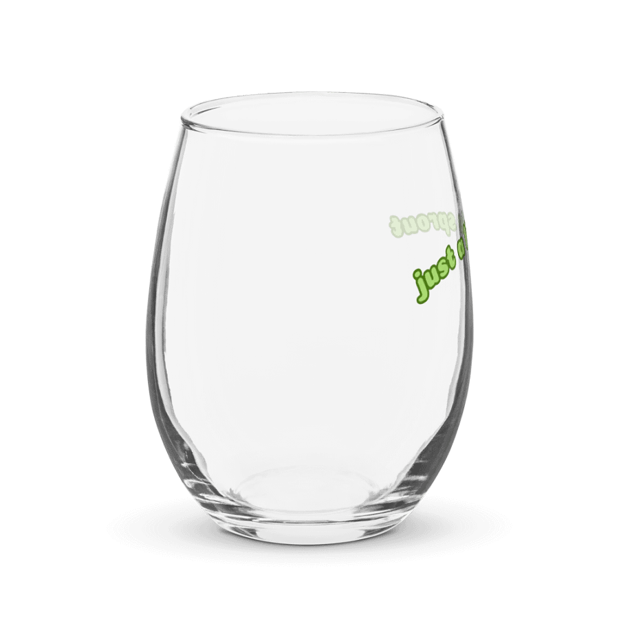 Just a Little Sprout Wine Glass product image (4)