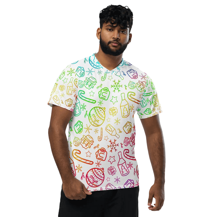 Limited Edition Christmas Rainbow Sports Jersey product image (1)