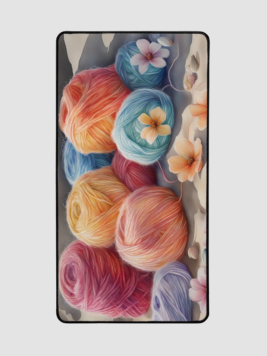 A Pile of Colorful Yarn in Sand, 15.5
