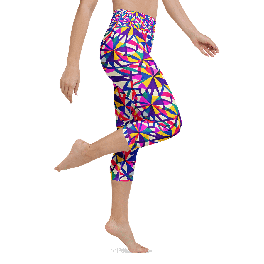 Ranbow Shapes Capri Leggings product image (1)