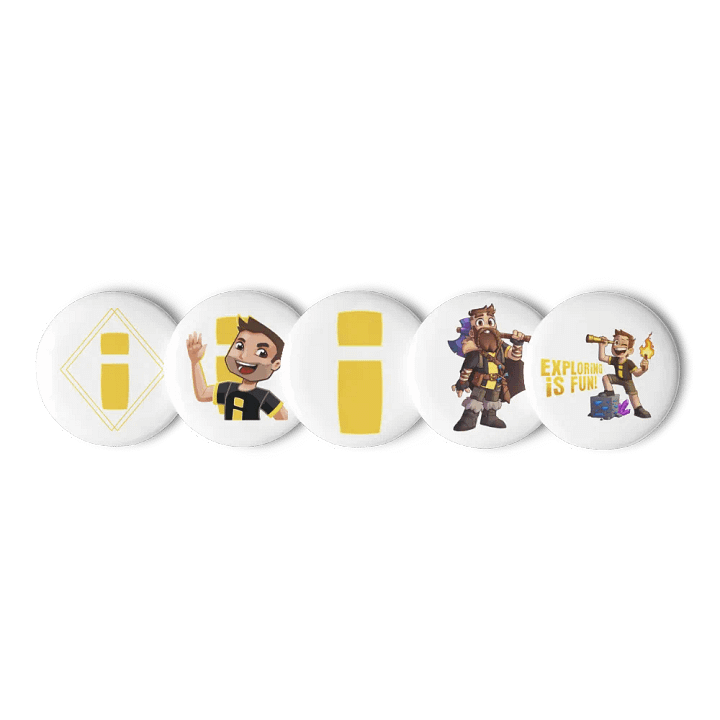 Set of 5 impulseSV Pin Buttons product image (1)
