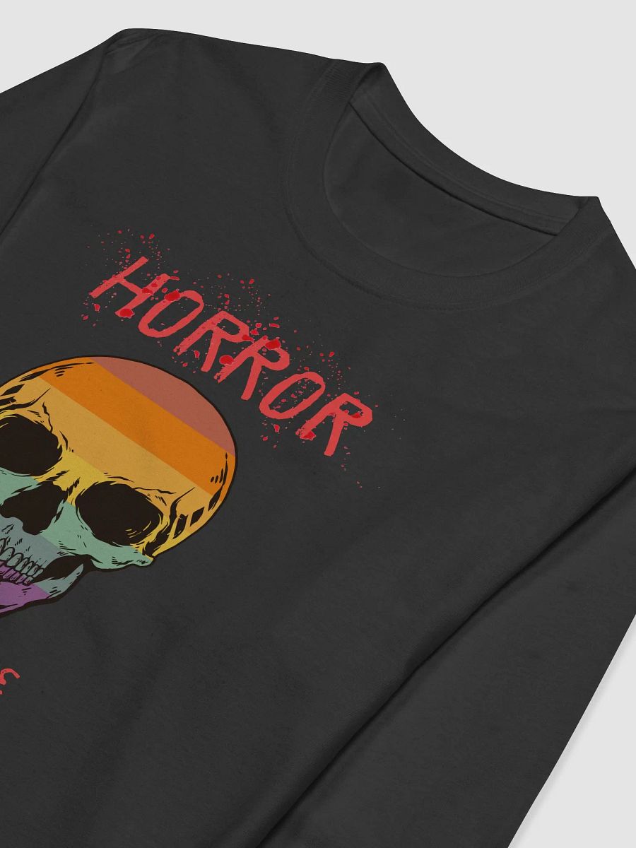 Horror is my Genre Long Sleeve Black Shirt product image (3)