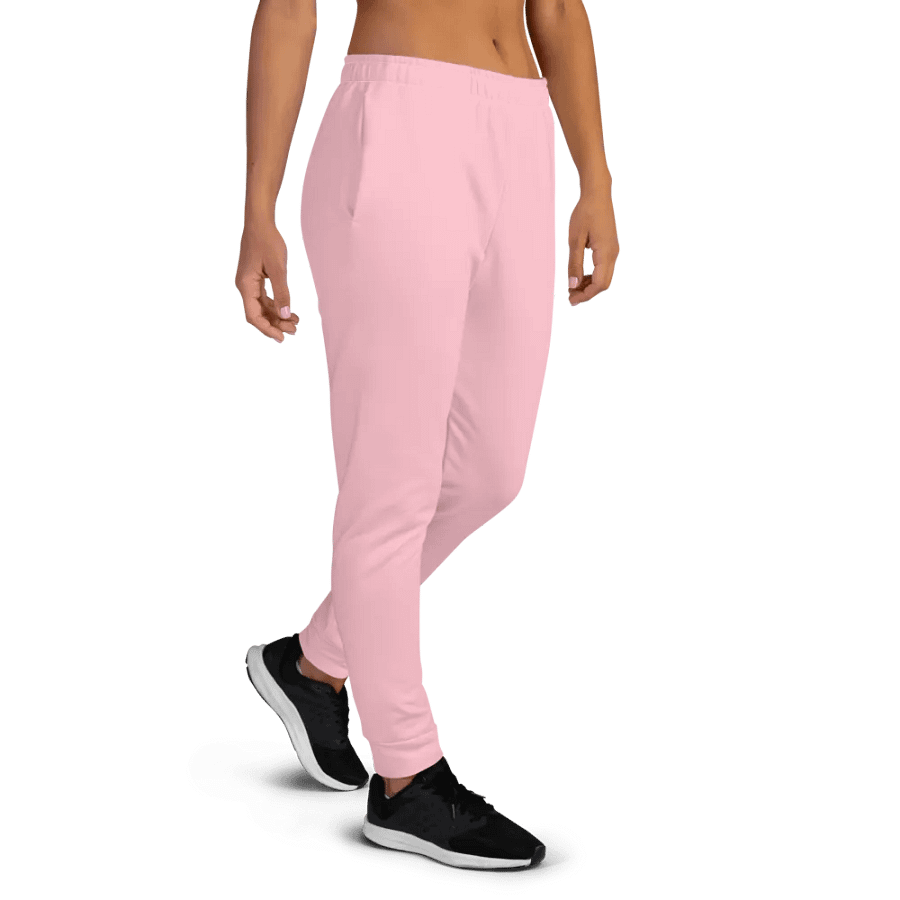 Plain Color Pink Joggers product image (4)