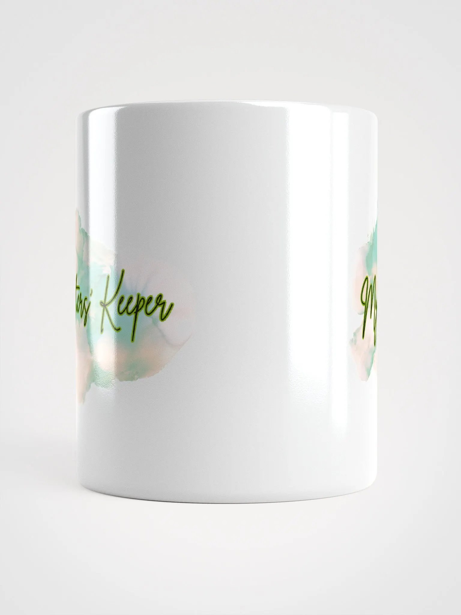 My Others' Keeper White Mug Boho Green product image (5)