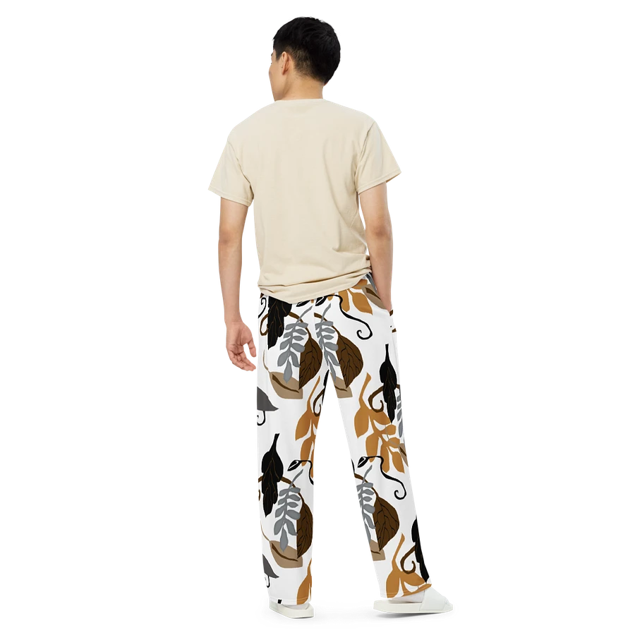 Neutral Leaves Wideleg Pants product image (10)