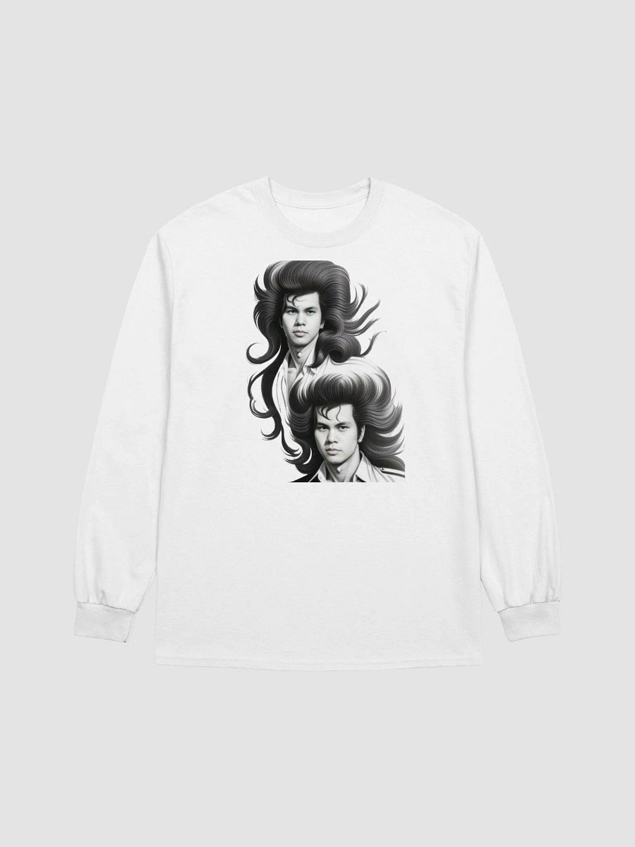 Jason Lam Black & White Long Sleeve T-Shirt product image (1)