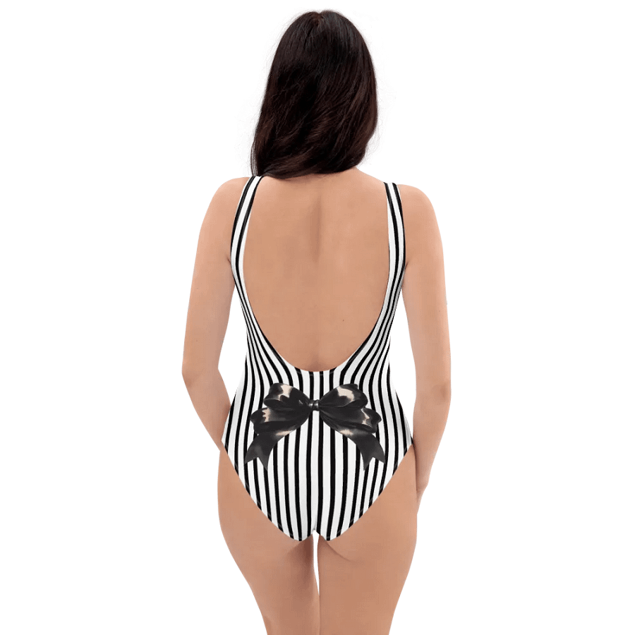 Sultry Red Lips One-Piece Women's Swimsuit product image (5)