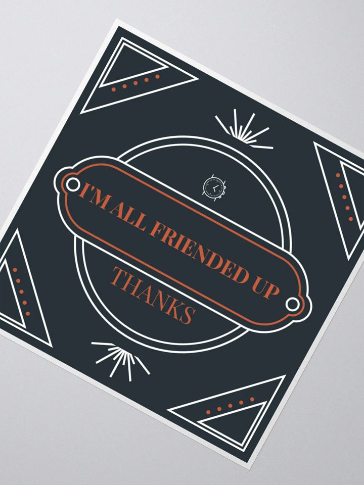 All Friended Up Kiss Cut Stickers product image (5)