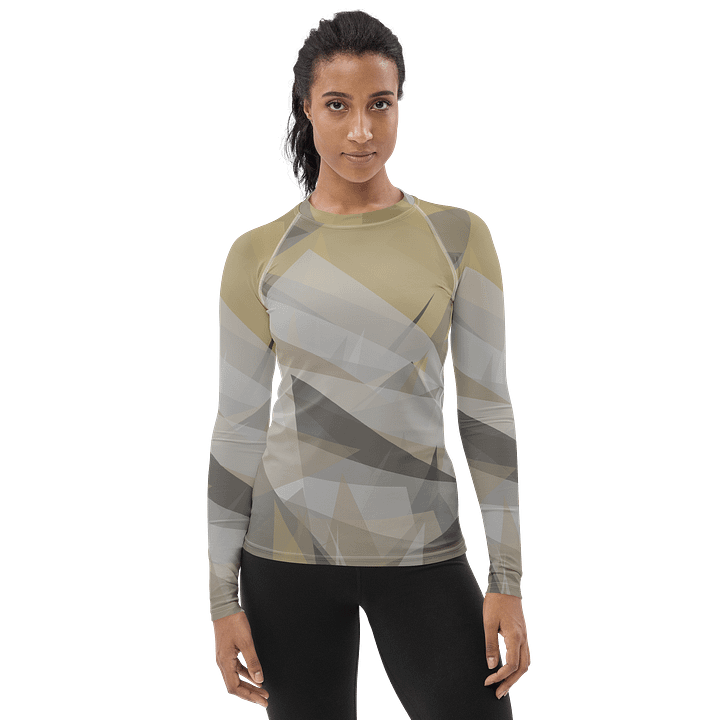 Geometric Fusion Women's Rash Guard product image (1)