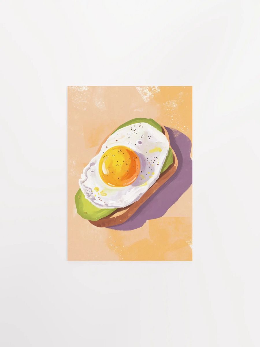 Eggcellent Avocado Toast Poster product image (2)