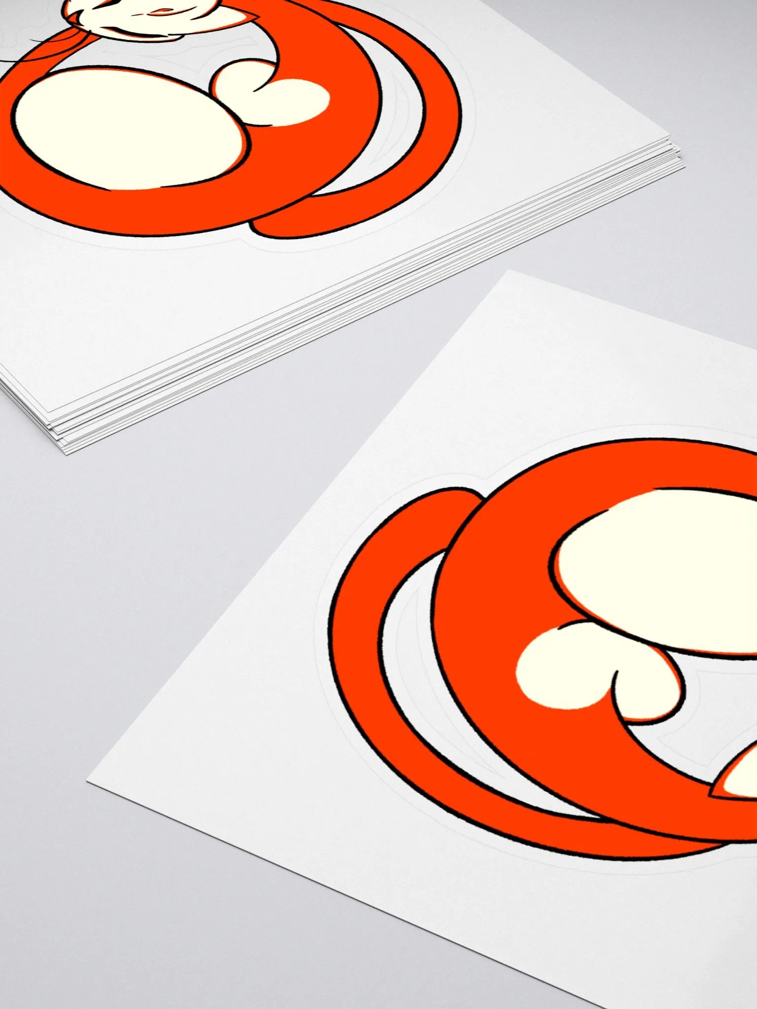 Calming Orange Cat Sticker product image (4)