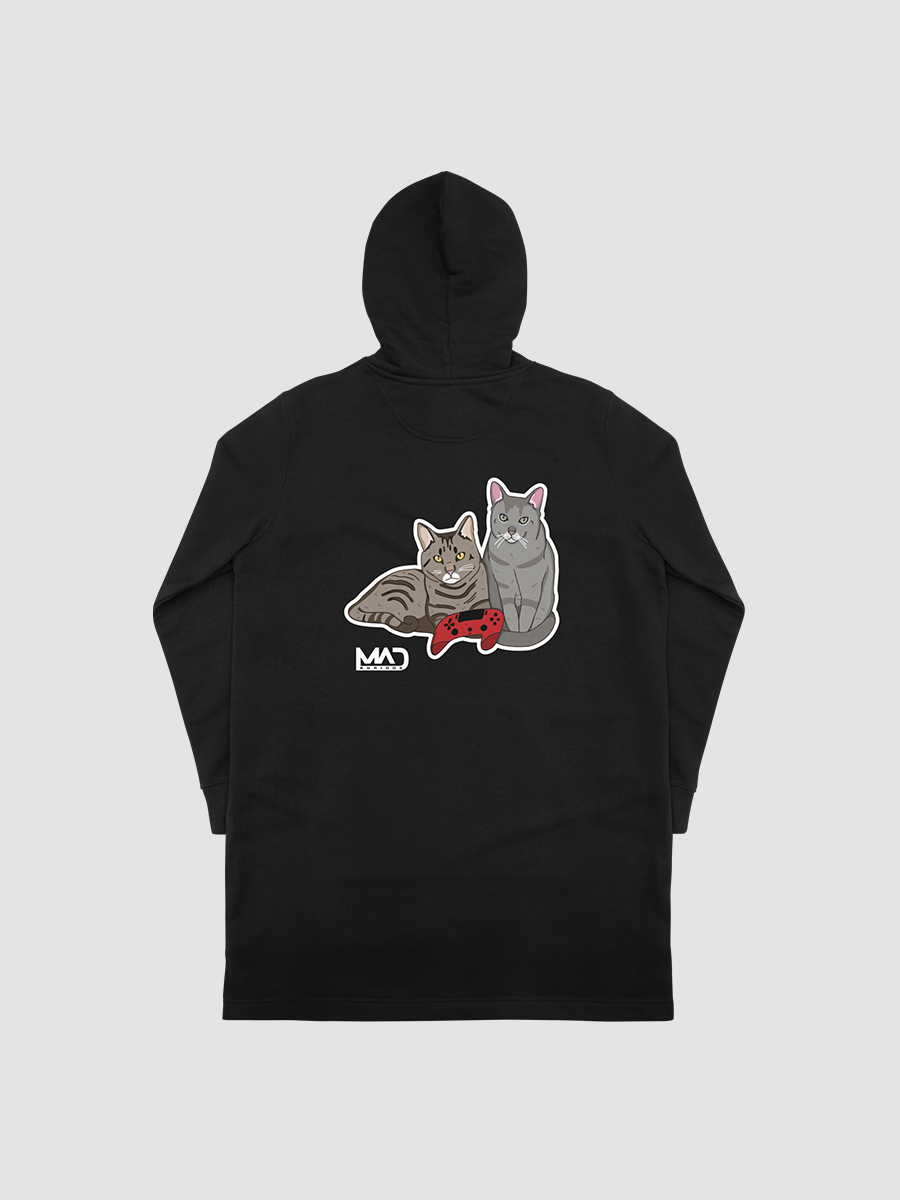 Gamer Cats Hoodie Dress [Explicit] product image (4)