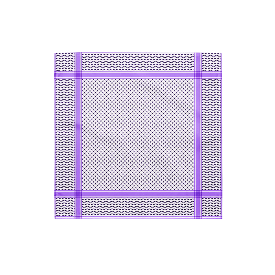 Aesthetic Purple Kufiya Bandana product image (1)