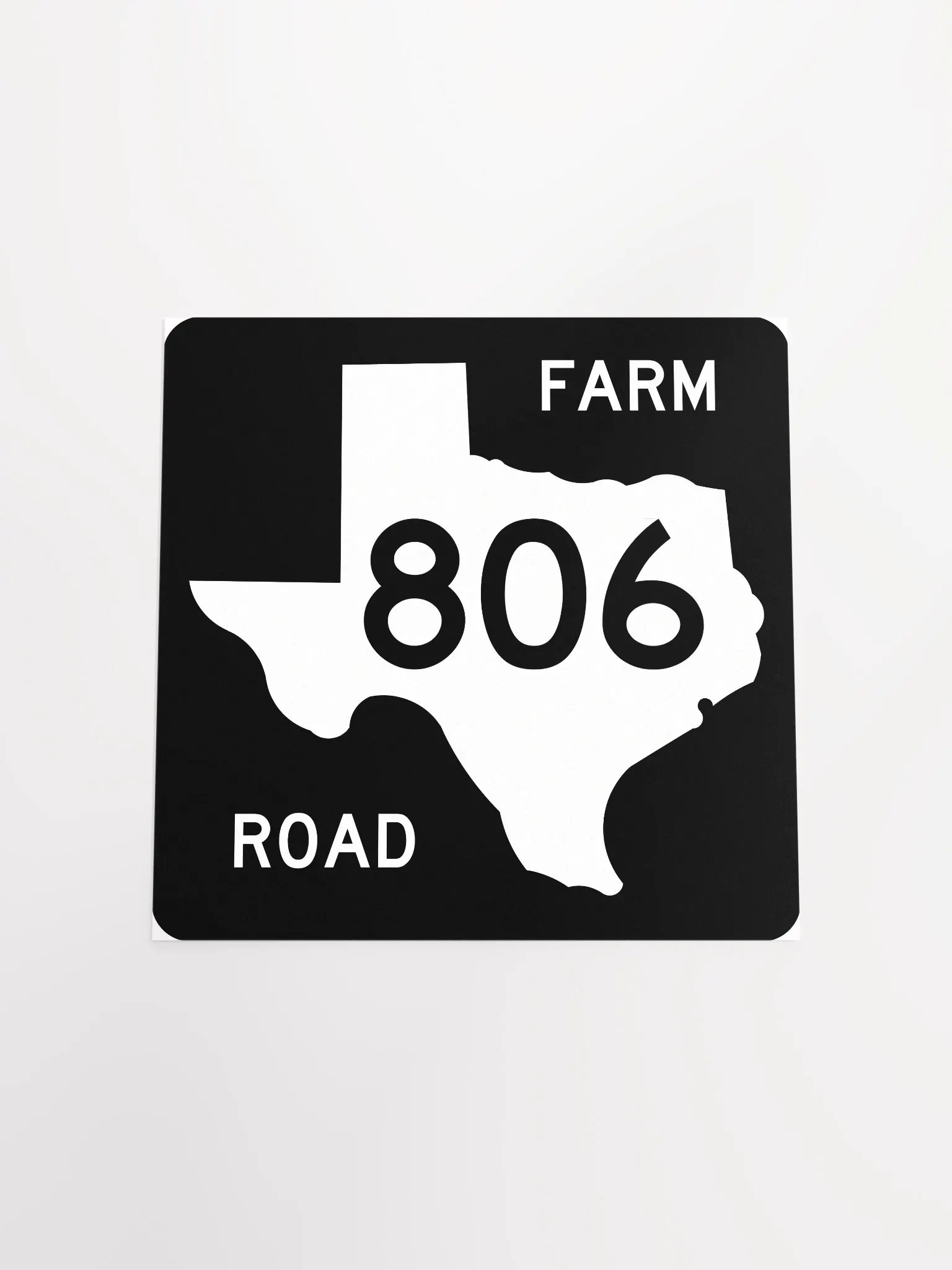 Texas Farm Road Sign FM 806 Poster product image (11)