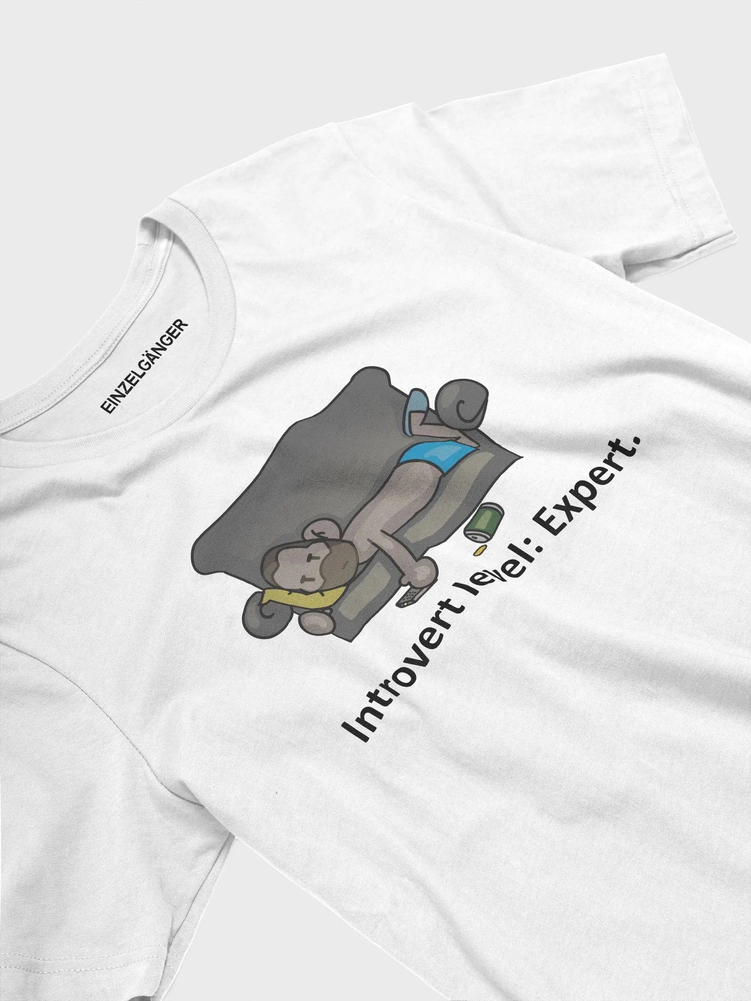 Introvert T-Shirt | White product image (3)
