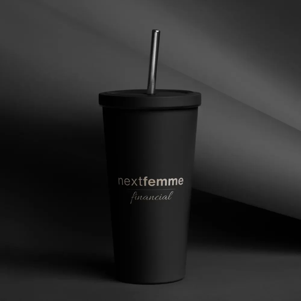 Insulated Tumbler Collection with Straw in Taupe Logotype product image (5)