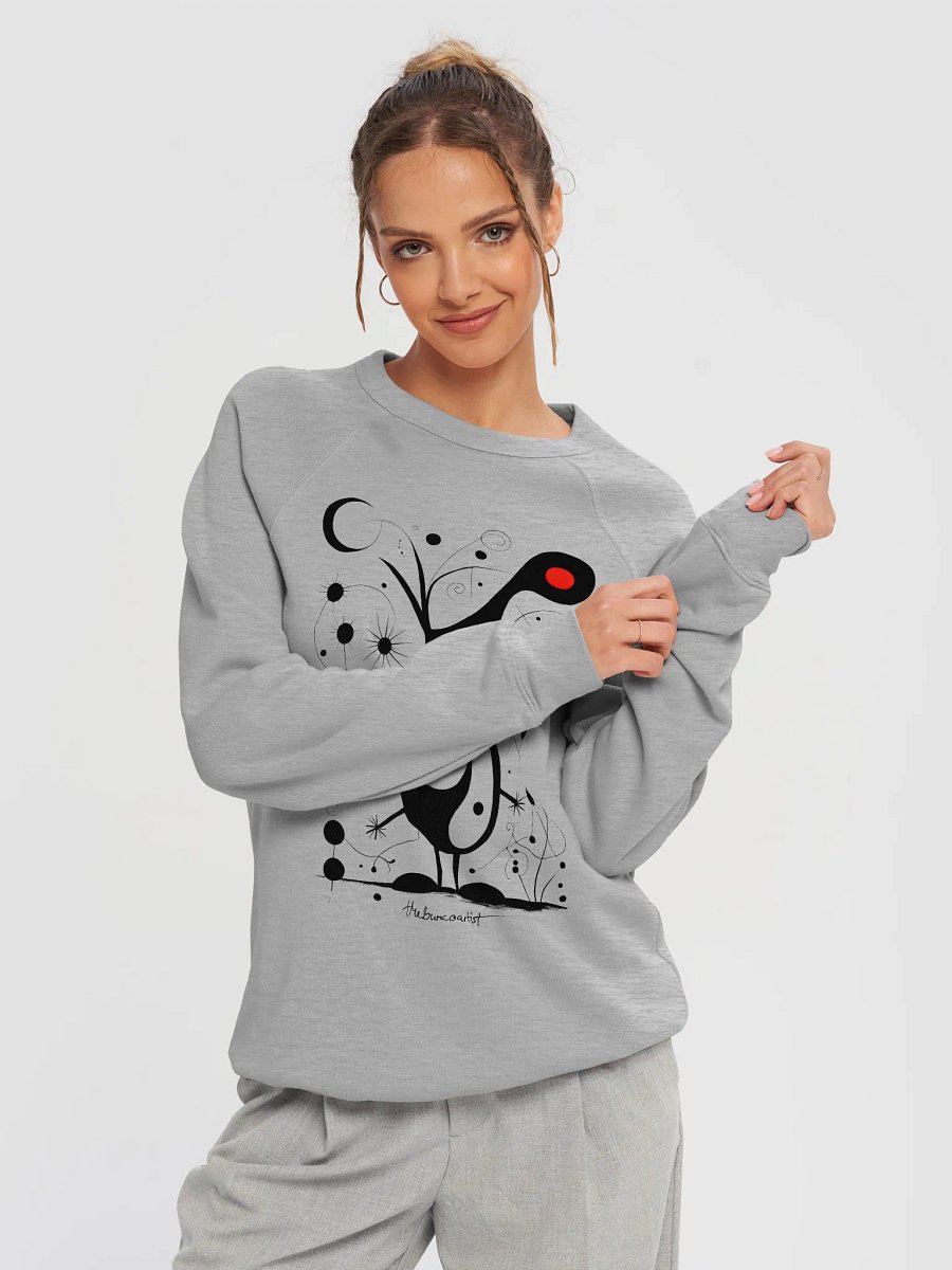 Bella+Canvas Unisex Sponge Fleece Raglan Sweatshirt product image (2)