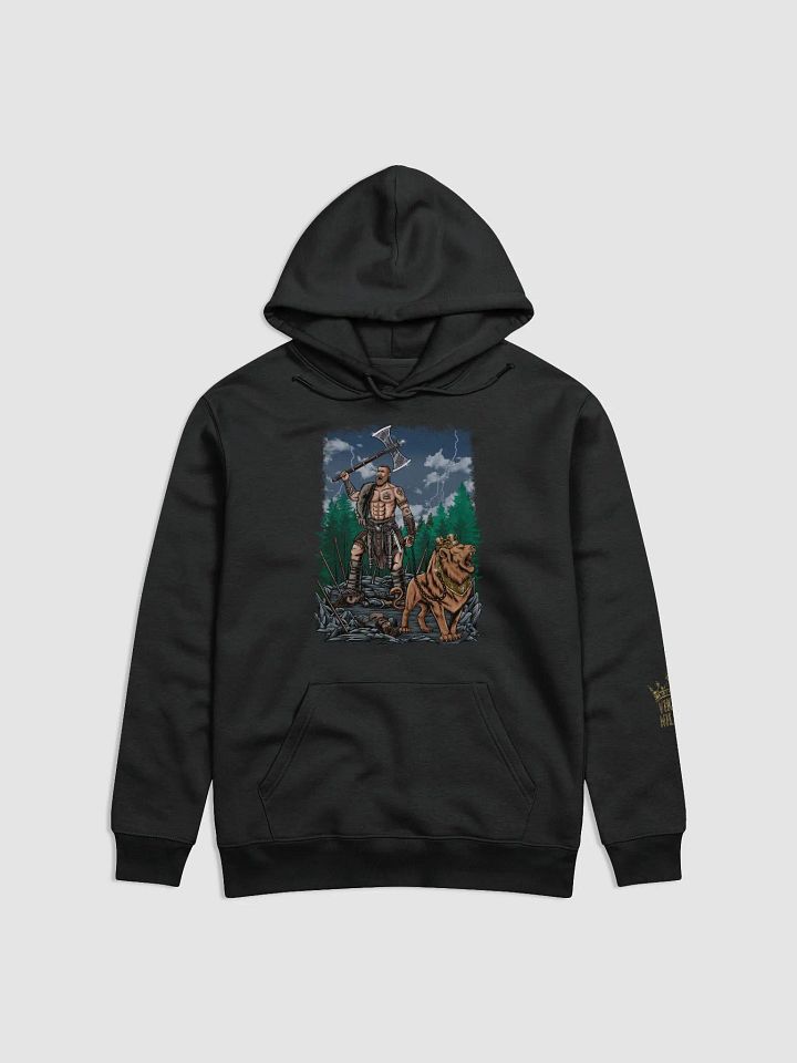 The Viking After A Battle Hoodie - Black product image (1)