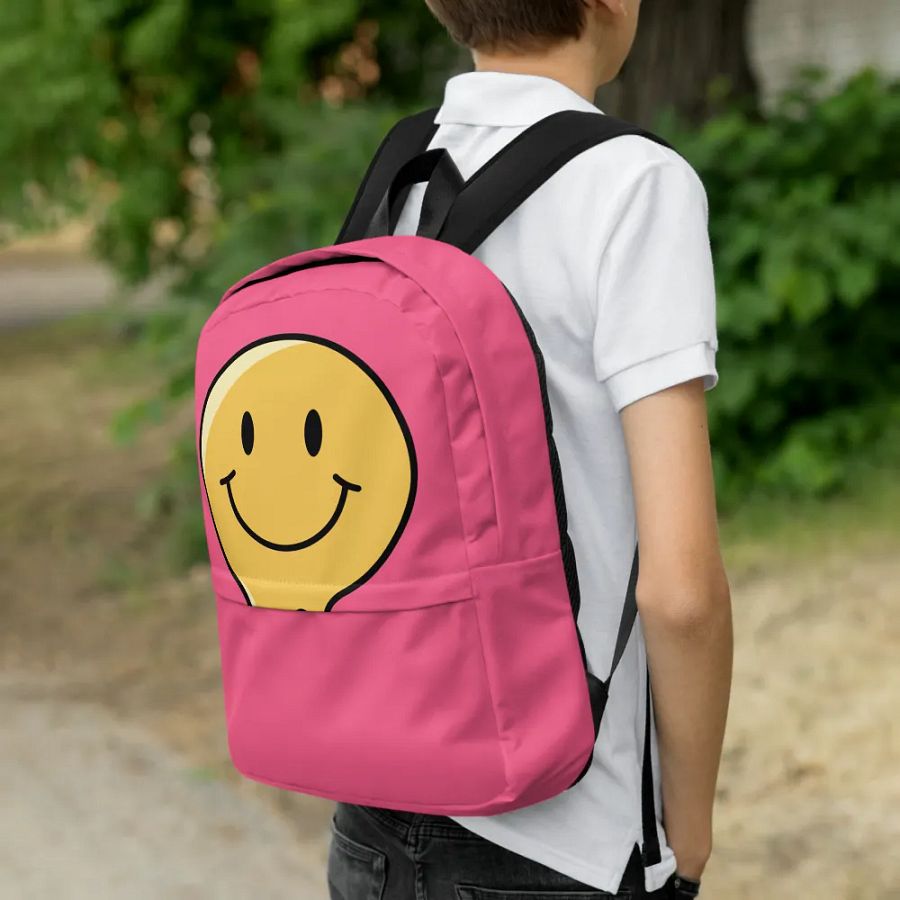 Happy face backpack product image (8)