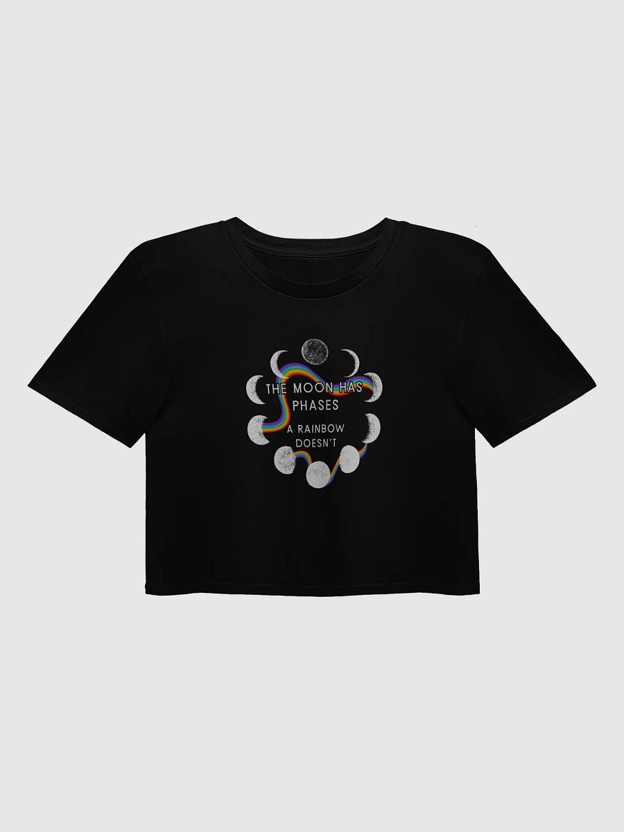 Rainbow Moon Phases Crop Top product image (1)