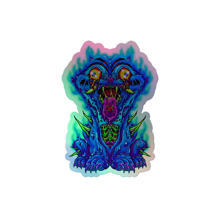 Tiger Demon Holographic Sticker product image (2)